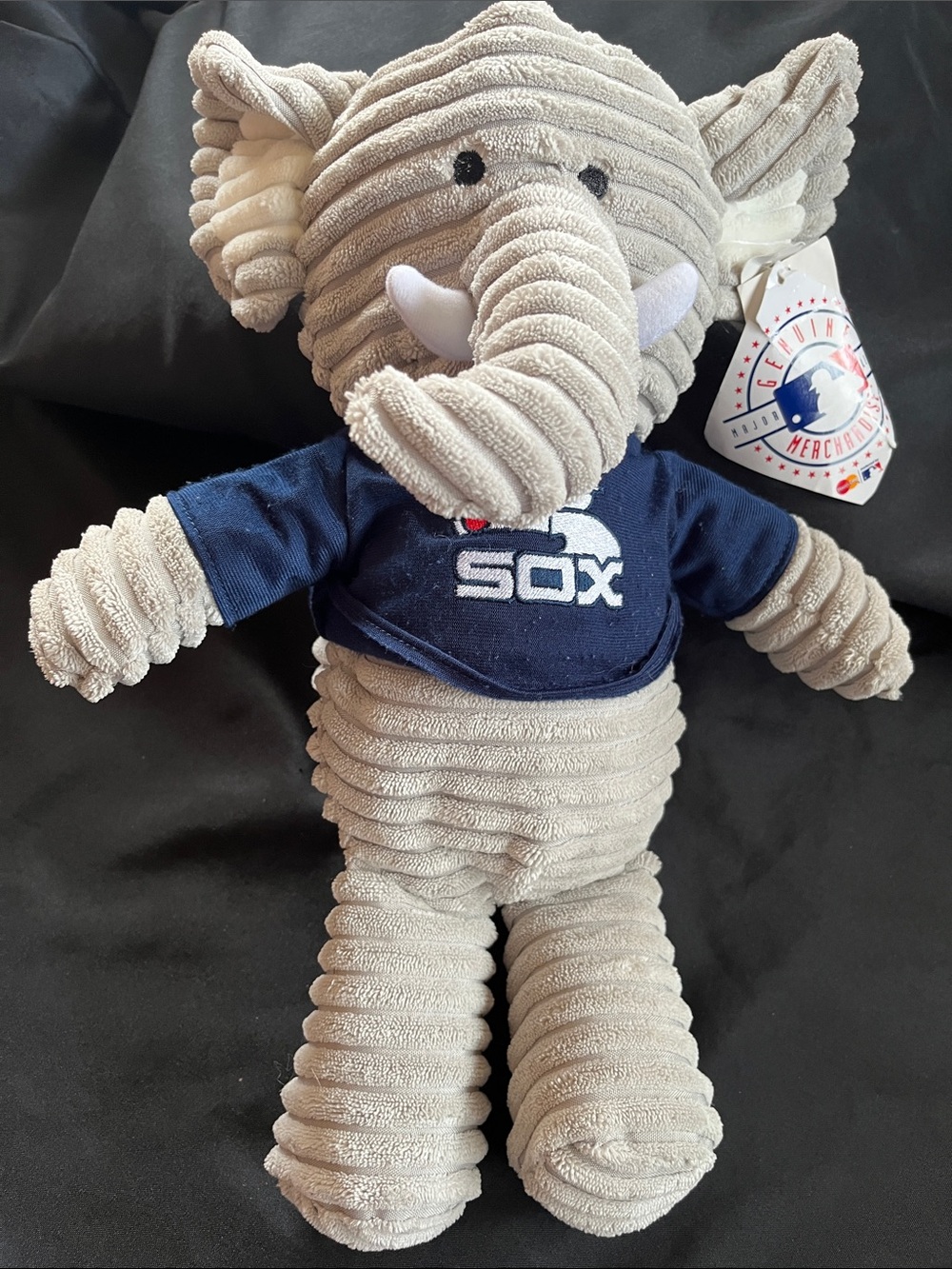 CHICAGO WHITE SOX Corduroy Elephant Plush MLB W/tag Forever Collectibles FOCO